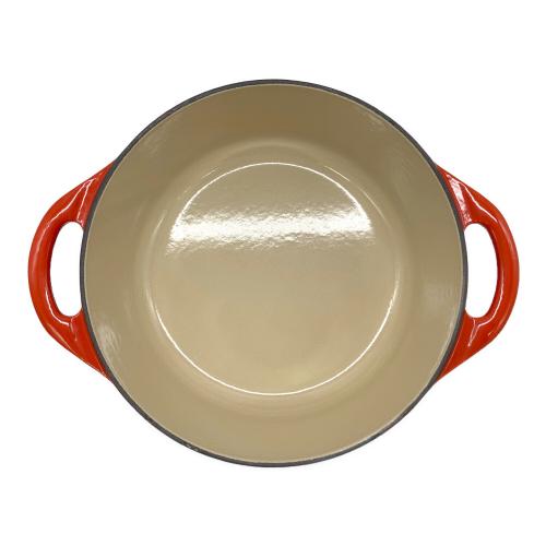 LE CREUSET (ルクルーゼ) ココットロンド 20㎝ 両手鍋 レッド 16344