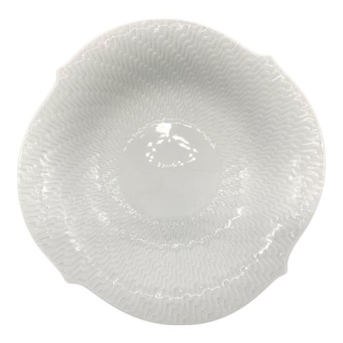 Meissen (マイセン) 深皿 29439 波の戯れホワイト サラダディッシュ