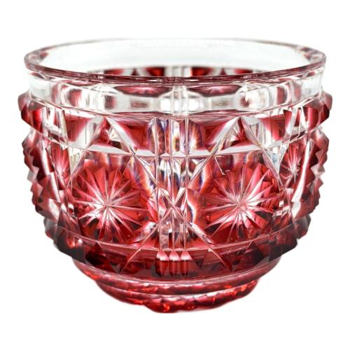 薩摩切子 (サツマキリコ) お猪口 復元 島津薩摩切子