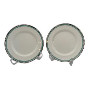 TIFFANY & Co. (ティファニー) デザートプレート プラチナブルーバンド