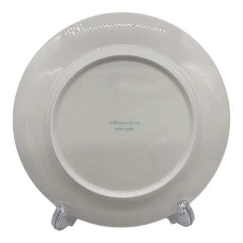 TIFFANY & Co. (ティファニー) デザートプレート プラチナブルーバンド
