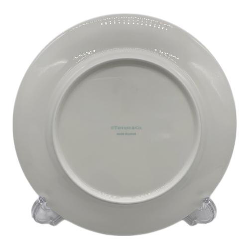 TIFFANY & Co. (ティファニー) デザートプレート プラチナブルーバンド