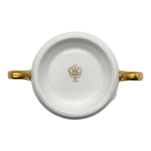 大倉陶園 (オオクラトウエン) シュガーポット ゴールドライン