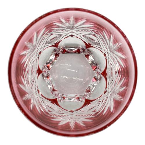 KAGAMI CRYSTAL (カガミクリスタル) グラス 色被せ切子