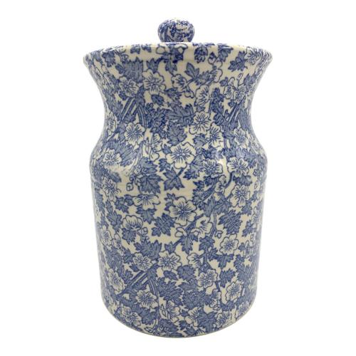 BURGESS ビスケットポット ブルー×ホワイト