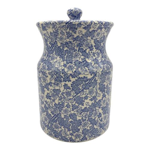 BURGESS ビスケットポット ブルー×ホワイト