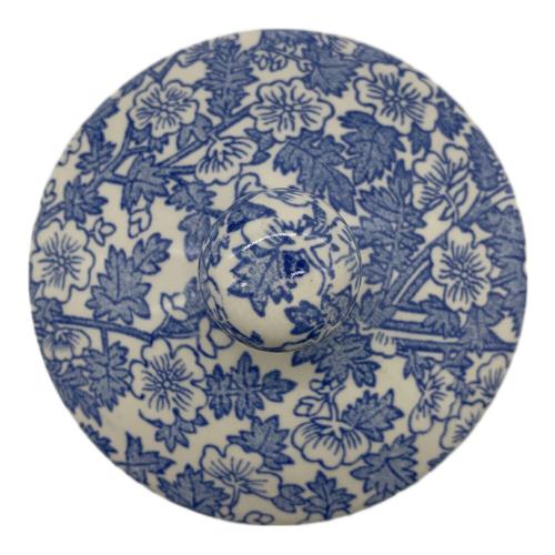 BURGESS ビスケットポット ブルー×ホワイト