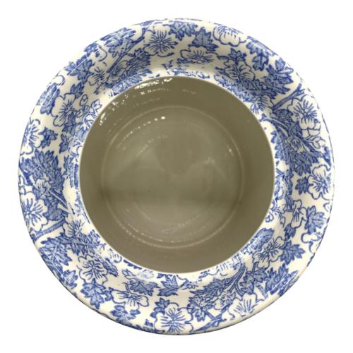 BURGESS ビスケットポット ブルー×ホワイト