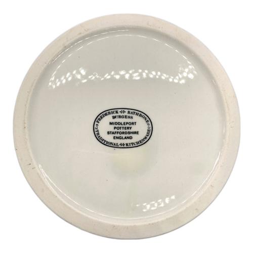 BURGESS ビスケットポット ブルー×ホワイト