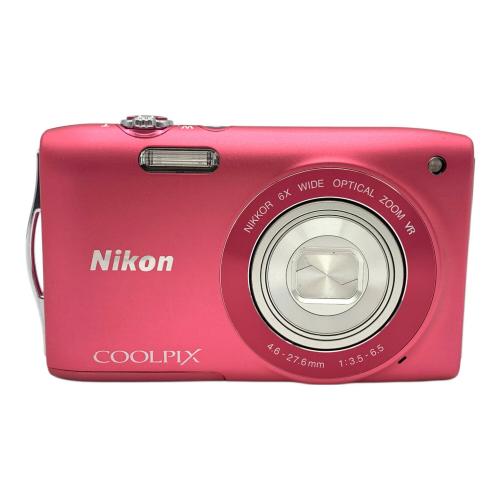 Nikon (ニコン) コンパクトデジタルカメラ S3300 COOLPIX