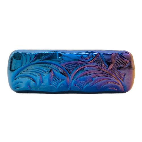 ZIPPO 2024年製 チタン コーティング アーマー（鎧） ブルー×ゴールド