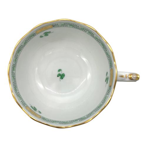 Herend (ヘレンド) カップ&ソーサー インドの華 グリーン