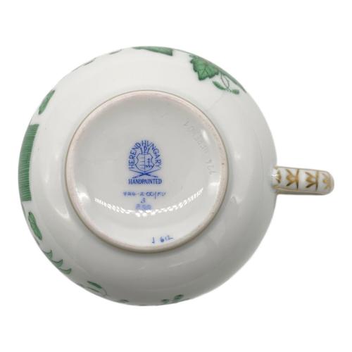 Herend (ヘレンド) カップ&ソーサー インドの華 グリーン