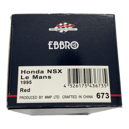 EBBRO (エブロ) 1/43 HONDA NSX Le Mans 1995 Castrol #84(レッド) ミニカー