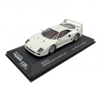 1/43 FERRARI F40 1987(ピュアホワイト) ミニカー