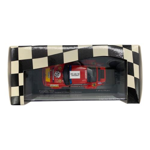 MINICHAMPS(ミニチャンプス) ポルシェ934 ADAC 300km ヨーロピアンGT 1976 モデルカー Winner No.GT51 1/43