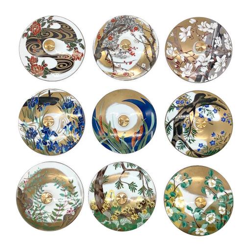 古都の花の歳時記 蓋付湯呑 9Pセット IEI インペリアル エンタープライズ