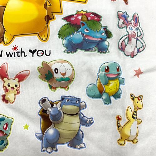 Pokemon Center (ポケモンセンター) Tシャツ ポケモングッズ いつもおうえんありがとう