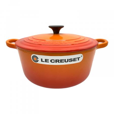LE CREUSET (ルクルーゼ) ココット・ロンド ホーロー鍋 69147 IH対応