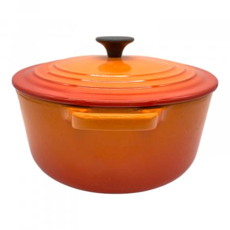 LE CREUSET (ルクルーゼ) ココット・ロンド ホーロー鍋 69147 IH対応