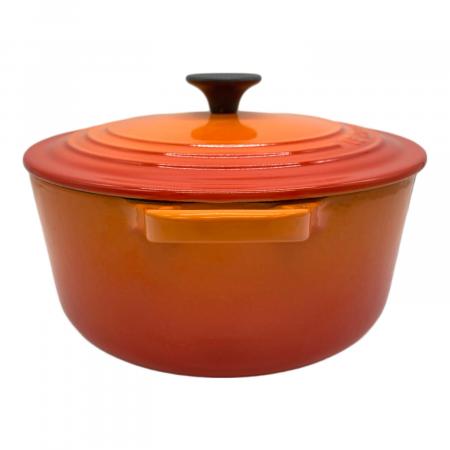 LE CREUSET (ルクルーゼ) ココット・ロンド ホーロー鍋 69147 IH対応