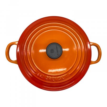 LE CREUSET (ルクルーゼ) ココット・ロンド ホーロー鍋 69147 IH対応