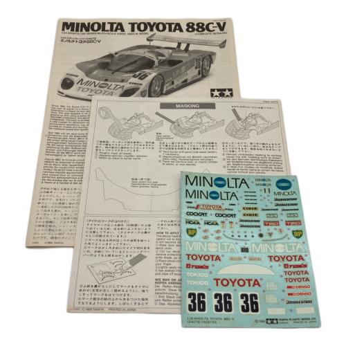 TAMIYA (タミヤ) 「スポーツカーシリーズ No.79」 ディスプレイモデル 1/24 ミノルタ・トヨタ88C-V