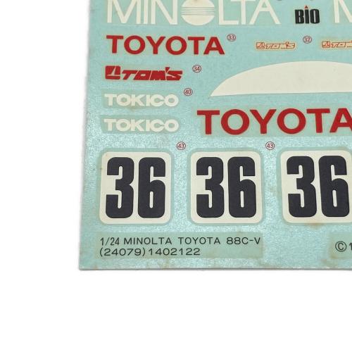 TAMIYA (タミヤ) 「スポーツカーシリーズ No.79」 ディスプレイモデル 1/24 ミノルタ・トヨタ88C-V