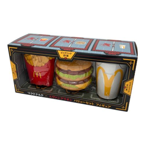 マクドナルド×エヴァンゲリオン ビッグマック初号機&マックフライポテト弐号機&マックシェイク零号機 バリューセット