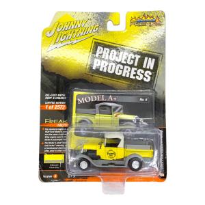 JOHNNY LIGHTNING (ジョニーライトニング) 1/64 フォードモデル A 1929 イエロー/グレー
