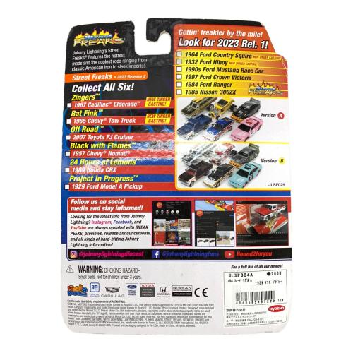 JOHNNY LIGHTNING (ジョニーライトニング) 1/64 フォードモデル A 1929 イエロー/グレー