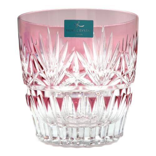 HOYA CRYSTAL (ホーヤクリスタル) オンザロックグラス 色被クリスタル