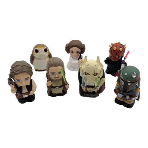 スター・ウォーズ ソフビパペットマスコット 指人形まとめ 7体セット