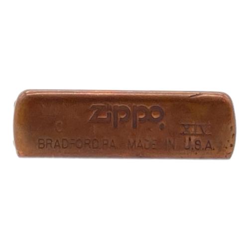 ZIPPO (ジッポ) 銅 ライター 2014年製 3月