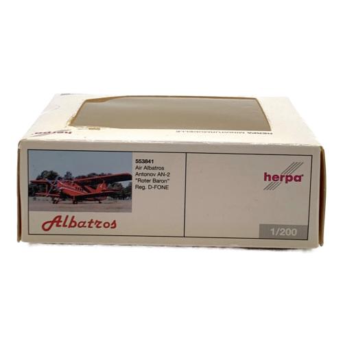 herpa (ヘルパ) Air Albatros Antonov AN-2 Roter Baron