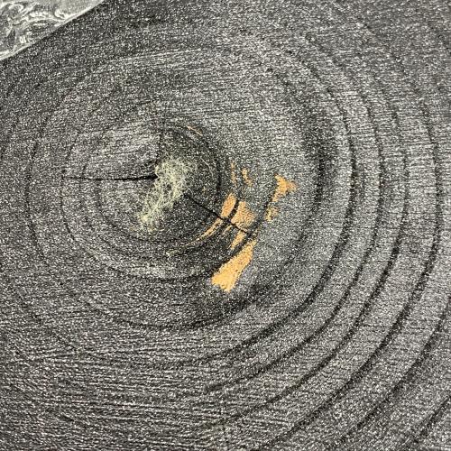 Fatwood Factory (ファットウッド ファクトリー) プラチナ撒き漆塗薪割り台 特撰漆プラチナ仕上げ