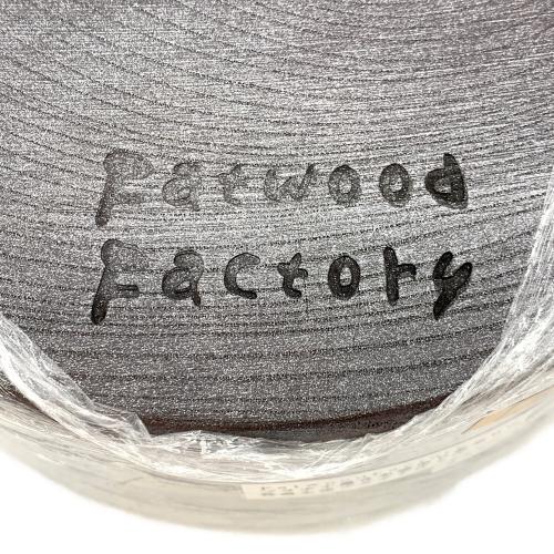 Fatwood Factory (ファットウッド ファクトリー) プラチナ撒き朱漆塗薪割り台 特撰漆プラチナ仕上げ