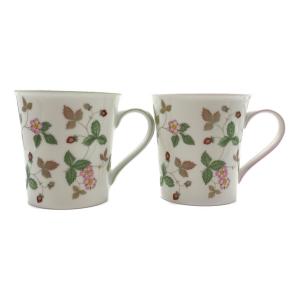Wedgwood (ウェッジウッド) ペアマグカップ ワイルドストロベリー カジュアルマグ
