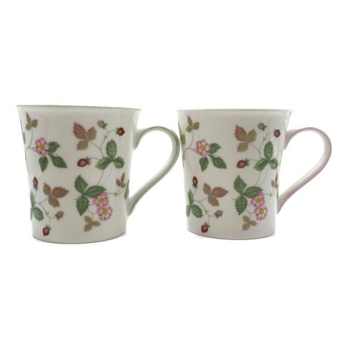 Wedgwood (ウェッジウッド) ペアマグカップ ワイルドストロベリー カジュアルマグ