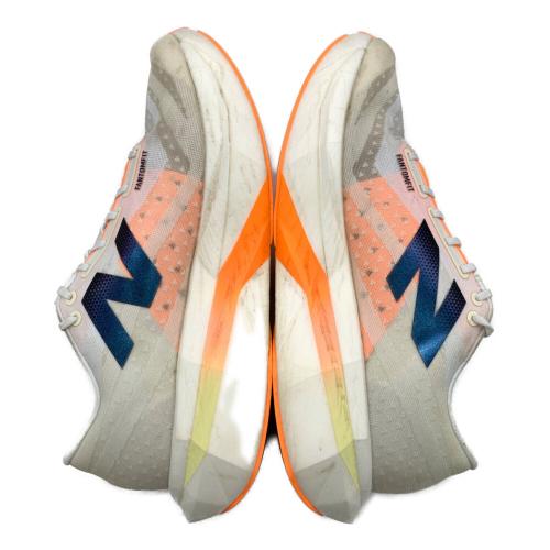 NEW BALANCE (ニューバランス) ランニングシューズ MRCELCW4 FuelCell SuperComp Elite v4 メンズ SIZE 28cm オレンジ×ホワイト