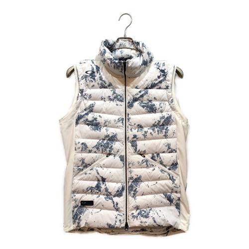 OAKLEY (オークリー) Skull Transform Down Vest 3.0 ゴルフウェア(トップス) FOA405725 ダウンジャケット メンズ SIZE L ホワイト
