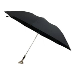 FOX UMBRELLAS (フォックスアンブレラズ) TE13 FOX HEAD HANDLE NICKEL FINISH 折りたたみ傘 フォックスヘッド