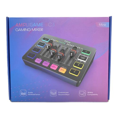 fifine (ファイファイン) オーディオインターフェース AmpliGame SC3