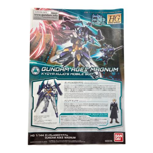 BANDAI (バンダイ) ガンダムAGEIIマグナム HGBD 001 ガンダムビルドダイバーズ ガンプラ 初回限定パッケージ