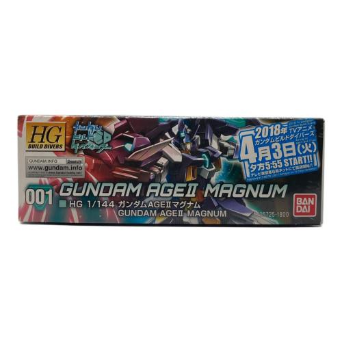 BANDAI (バンダイ) ガンダムAGEIIマグナム HGBD 001 ガンダムビルドダイバーズ ガンプラ 初回限定パッケージ