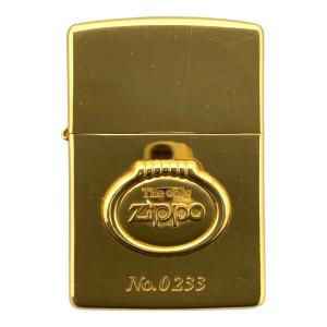 ZIPPO (ジッポ) オイルライター ゴールド仕上げ  限定1000個 通しナンバー入り No.0233
