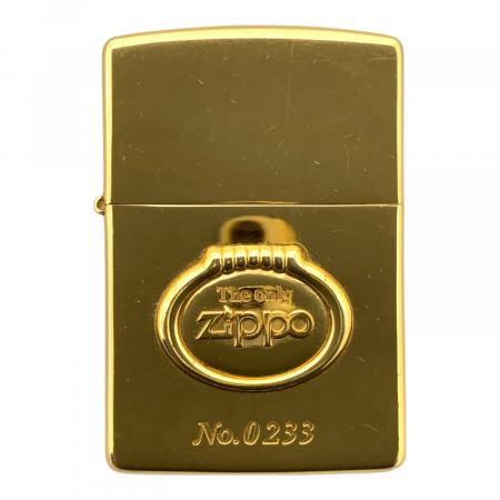 Coca-Cola ゴールド Zippo未使用　オイルなし ZIPPO (ジッポ) オイルライター ゴールド仕上げ 限定1000個 通し