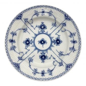 ROYAL COPENHAGEN (ロイヤル・コペンハーゲン) 大皿プレート ブルーフルーテッド ハーフレース