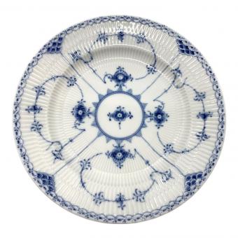 ROYAL COPENHAGEN (ロイヤル・コペンハーゲン) 大皿プレート ブルーフルーテッド ハーフレース