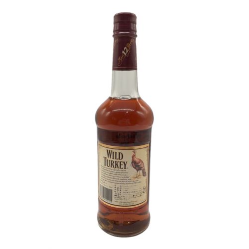 ワイルドターキー (WILD TURKEY) バーボン 700ml 12年 旧ボトル 未開封